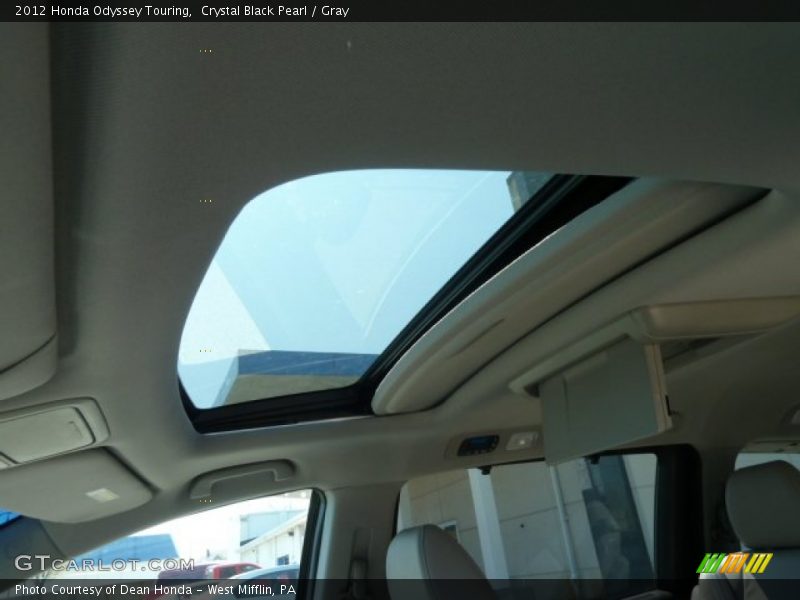 Crystal Black Pearl / Gray 2012 Honda Odyssey Touring