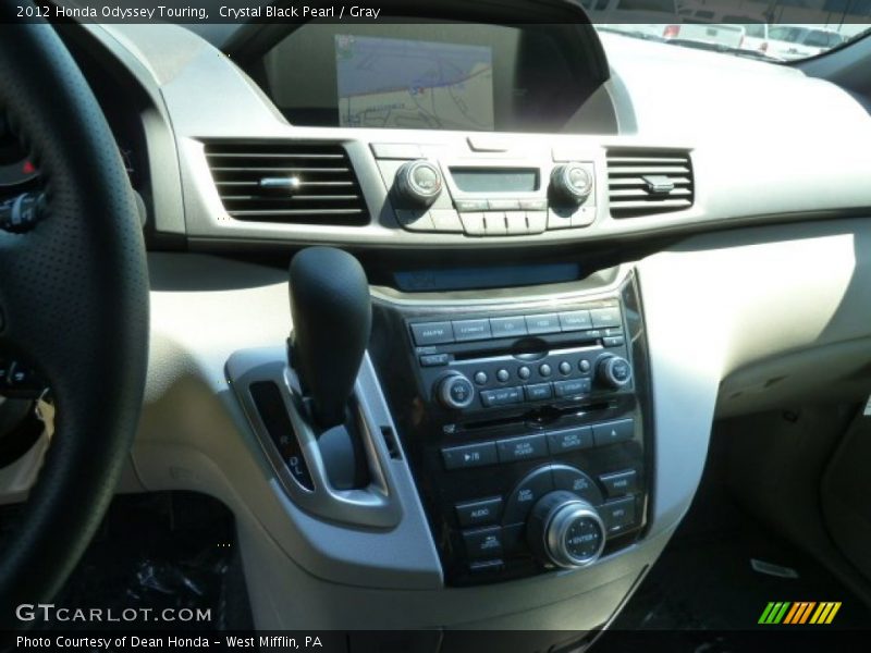 Crystal Black Pearl / Gray 2012 Honda Odyssey Touring