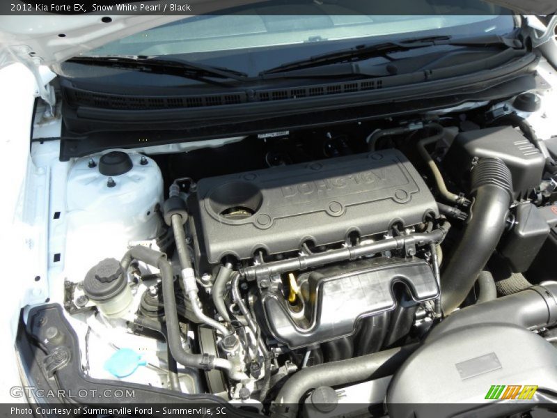 Snow White Pearl / Black 2012 Kia Forte EX
