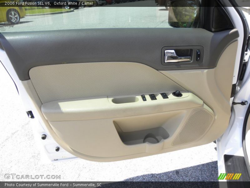 Oxford White / Camel 2006 Ford Fusion SEL V6