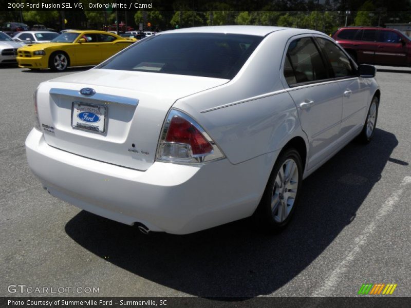 Oxford White / Camel 2006 Ford Fusion SEL V6