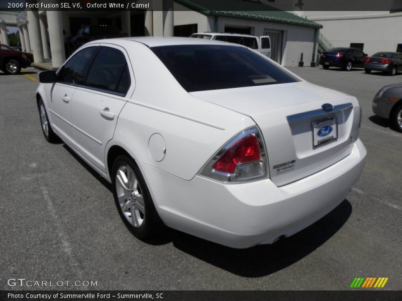 Oxford White / Camel 2006 Ford Fusion SEL V6