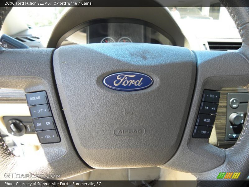 Oxford White / Camel 2006 Ford Fusion SEL V6