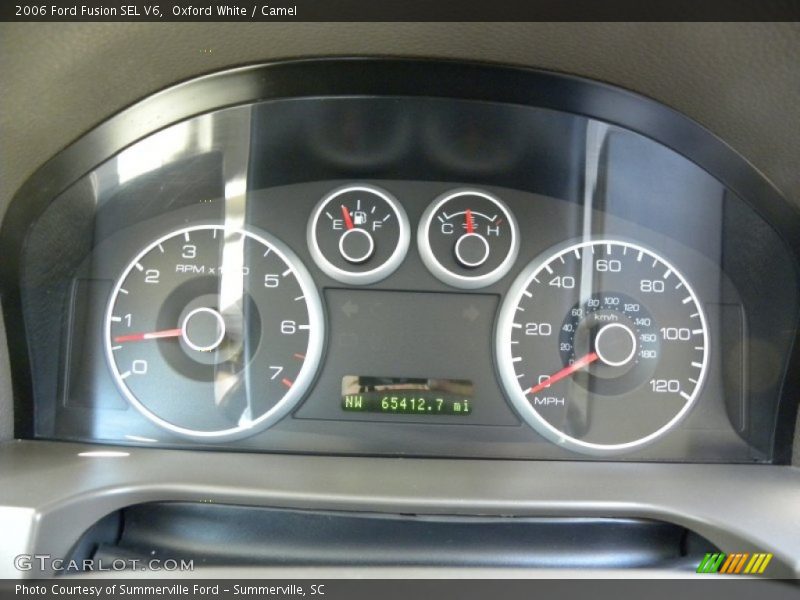 Oxford White / Camel 2006 Ford Fusion SEL V6
