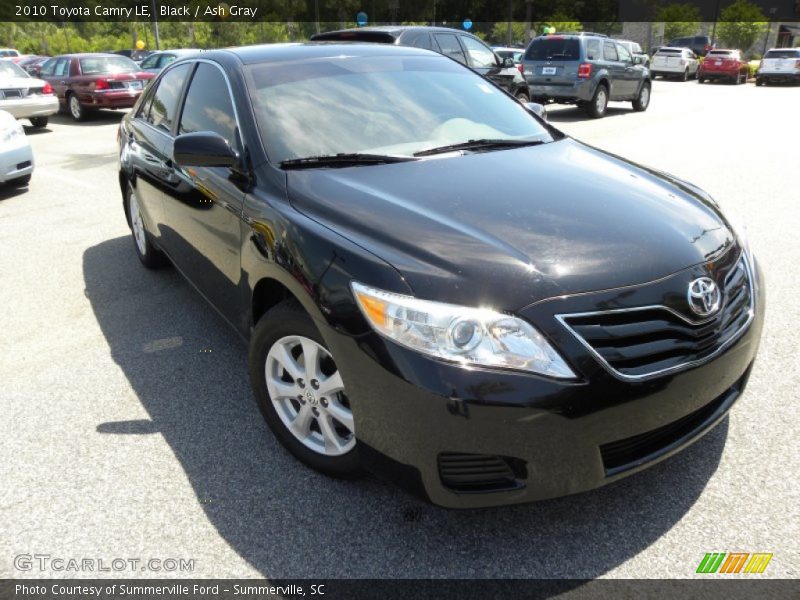 Black / Ash Gray 2010 Toyota Camry LE