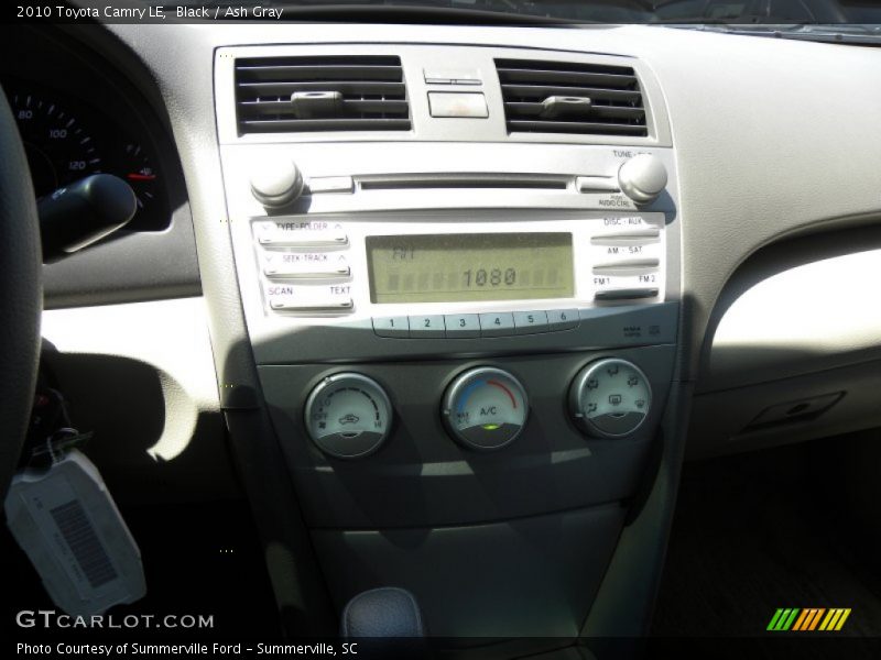 Black / Ash Gray 2010 Toyota Camry LE