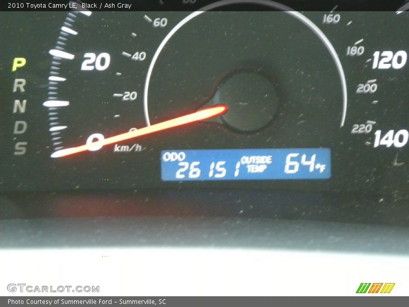 Black / Ash Gray 2010 Toyota Camry LE