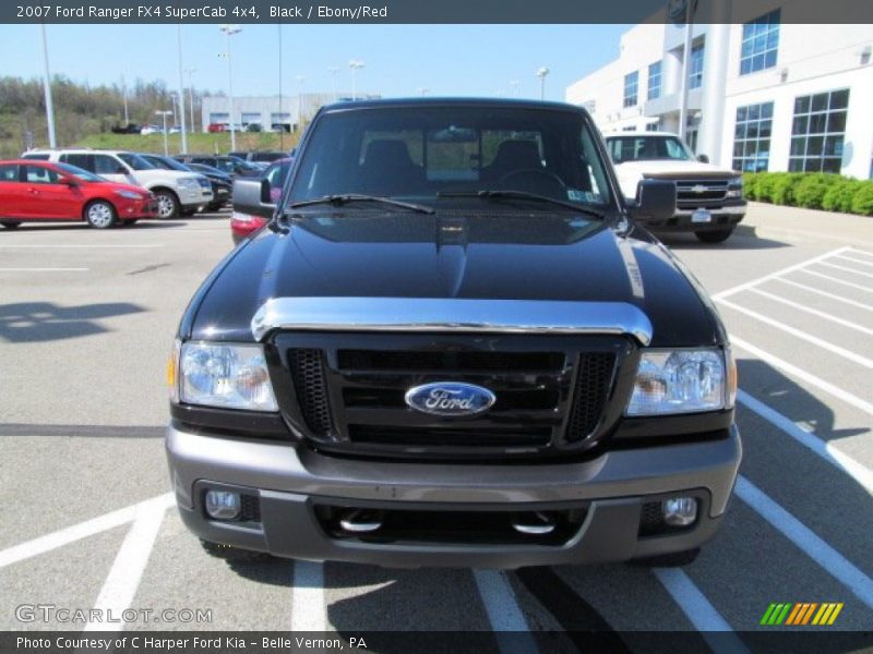 Black / Ebony/Red 2007 Ford Ranger FX4 SuperCab 4x4