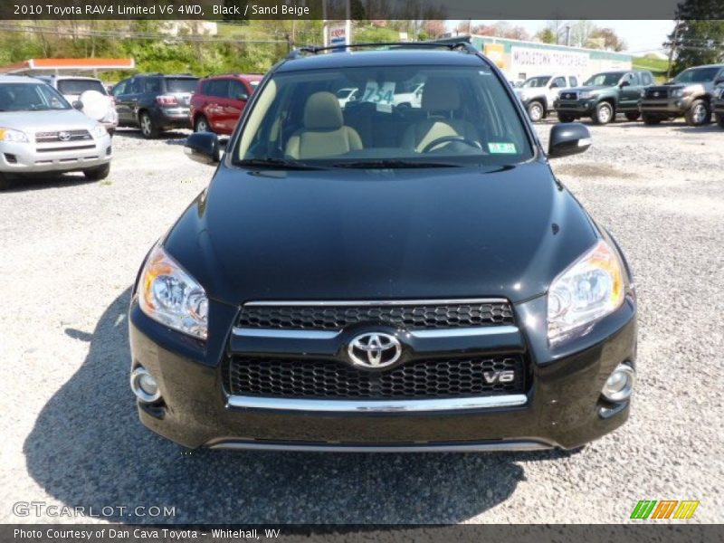 Black / Sand Beige 2010 Toyota RAV4 Limited V6 4WD