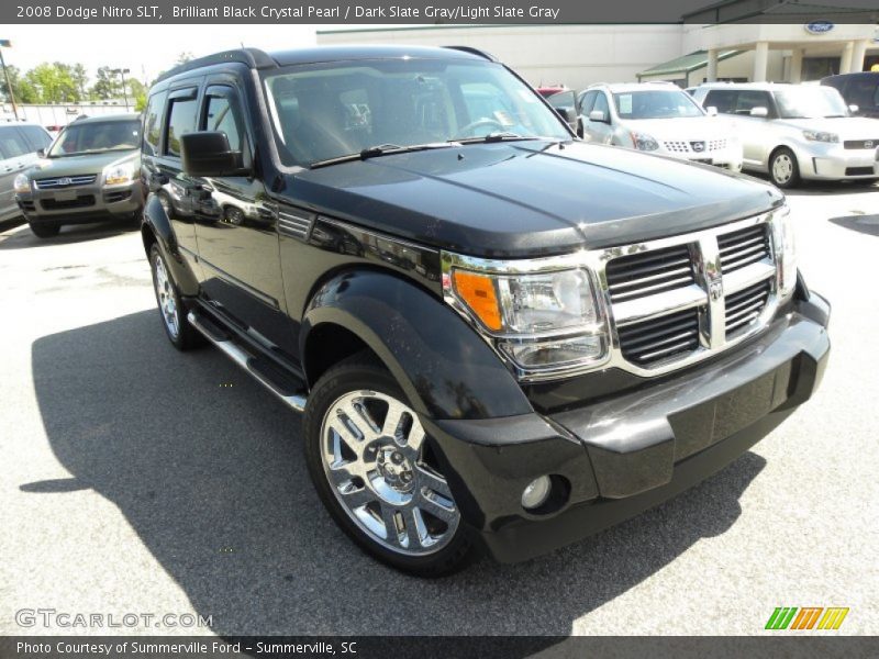 Brilliant Black Crystal Pearl / Dark Slate Gray/Light Slate Gray 2008 Dodge Nitro SLT