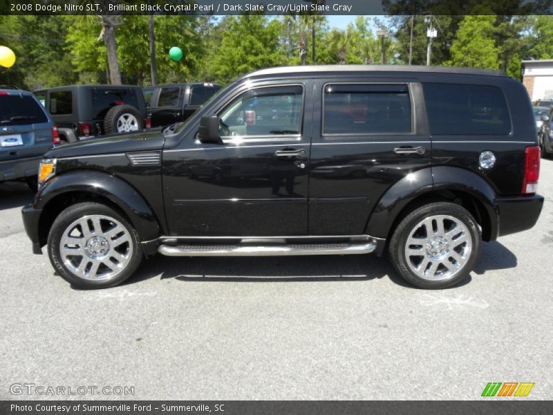 Brilliant Black Crystal Pearl / Dark Slate Gray/Light Slate Gray 2008 Dodge Nitro SLT