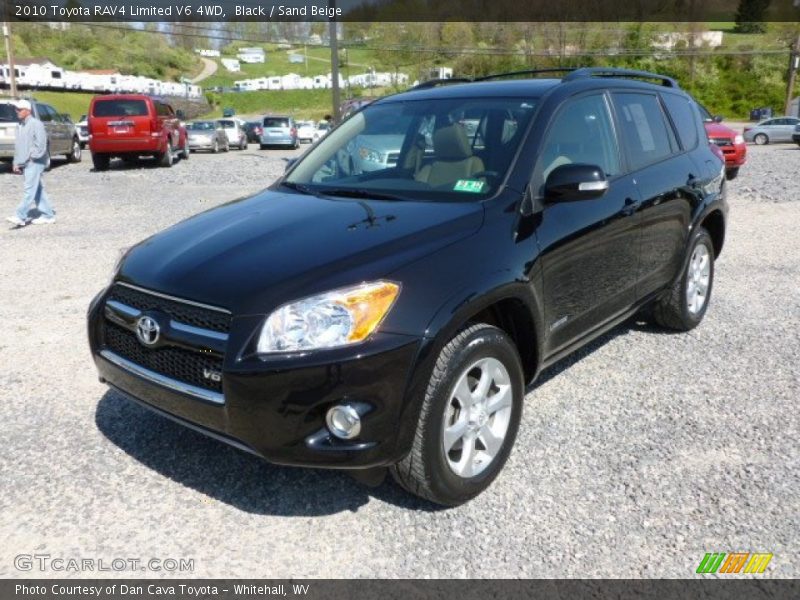 Black / Sand Beige 2010 Toyota RAV4 Limited V6 4WD