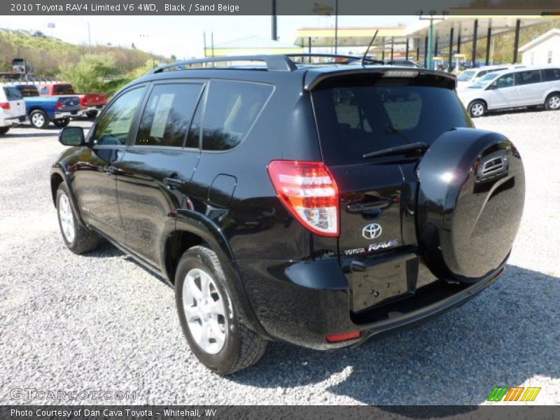 Black / Sand Beige 2010 Toyota RAV4 Limited V6 4WD
