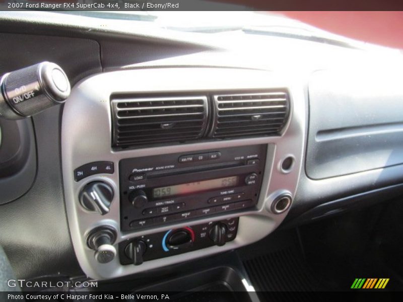 Black / Ebony/Red 2007 Ford Ranger FX4 SuperCab 4x4