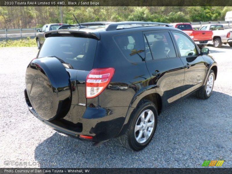 Black / Sand Beige 2010 Toyota RAV4 Limited V6 4WD