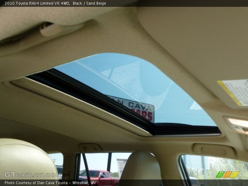 Black / Sand Beige 2010 Toyota RAV4 Limited V6 4WD