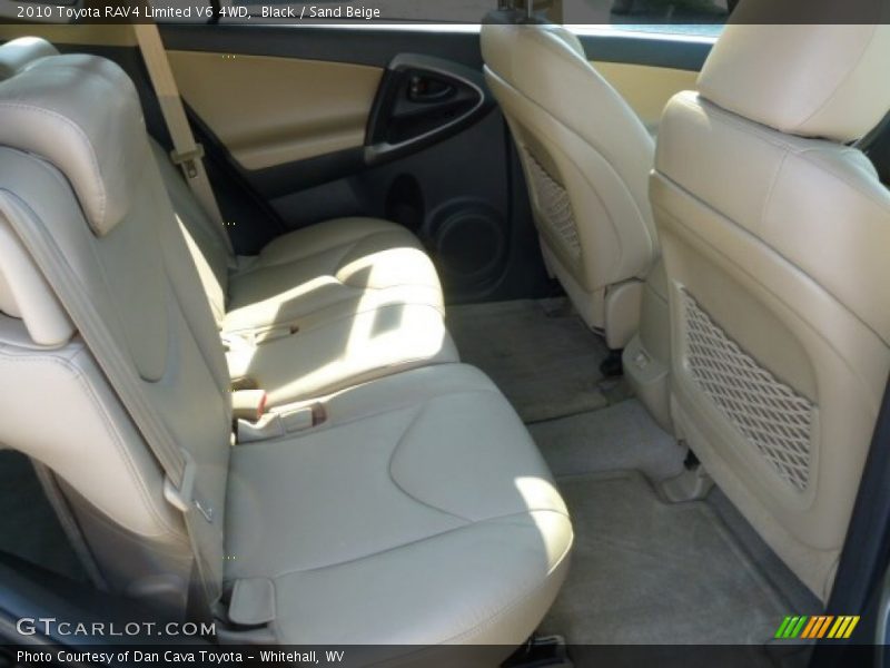 Black / Sand Beige 2010 Toyota RAV4 Limited V6 4WD