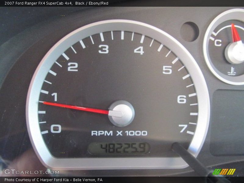 Black / Ebony/Red 2007 Ford Ranger FX4 SuperCab 4x4