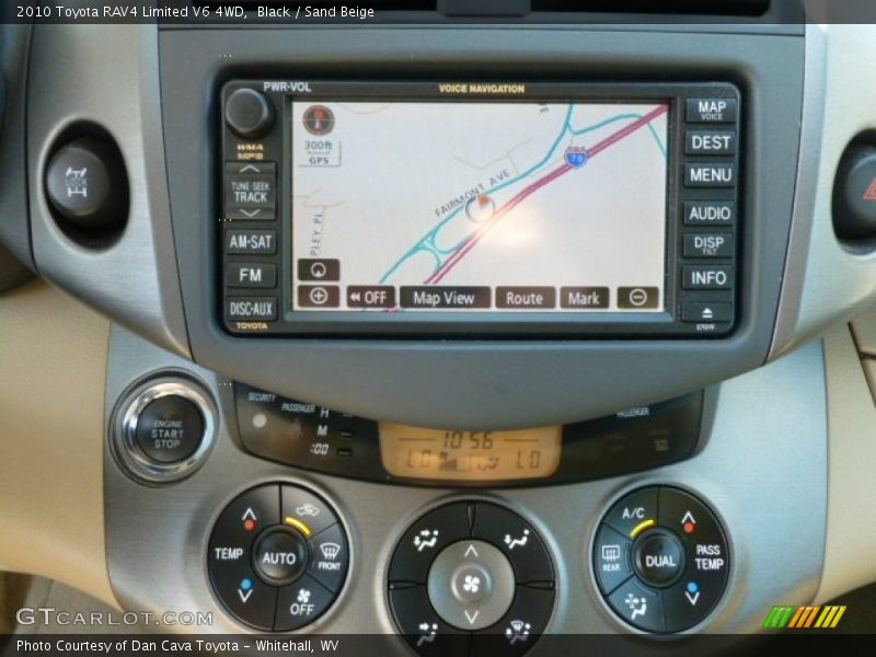 Black / Sand Beige 2010 Toyota RAV4 Limited V6 4WD