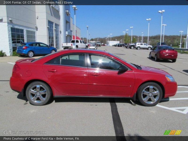 Crimson Red / Ebony 2006 Pontiac G6 GT Sedan