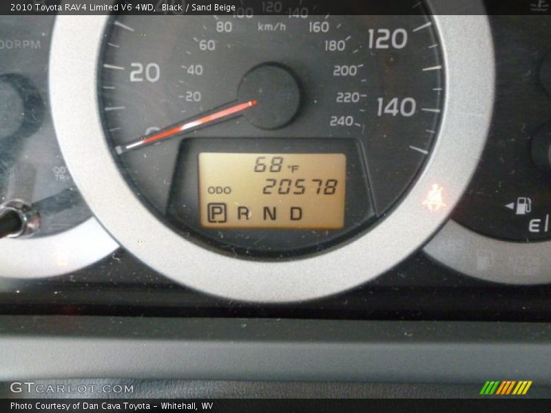 Black / Sand Beige 2010 Toyota RAV4 Limited V6 4WD