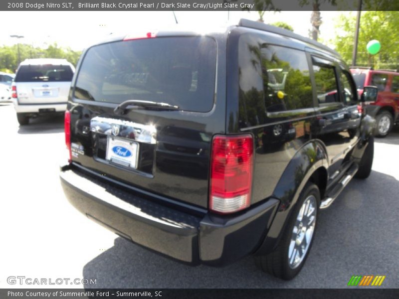 Brilliant Black Crystal Pearl / Dark Slate Gray/Light Slate Gray 2008 Dodge Nitro SLT