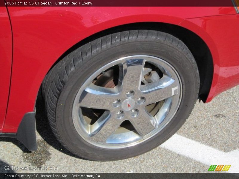 Crimson Red / Ebony 2006 Pontiac G6 GT Sedan