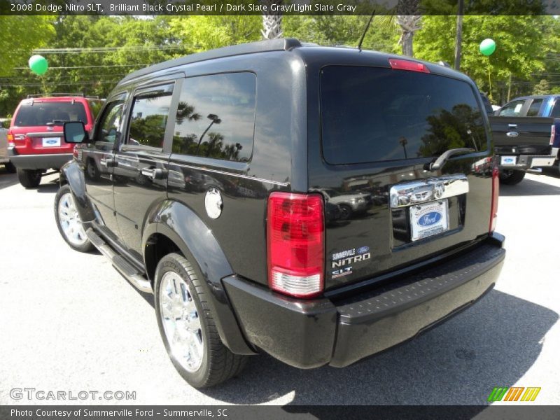 Brilliant Black Crystal Pearl / Dark Slate Gray/Light Slate Gray 2008 Dodge Nitro SLT