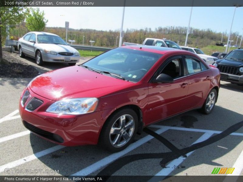 Crimson Red / Ebony 2006 Pontiac G6 GT Sedan