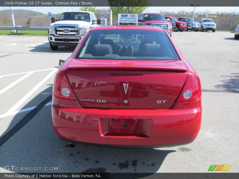 Crimson Red / Ebony 2006 Pontiac G6 GT Sedan