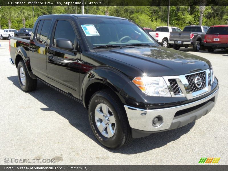 Super Black / Graphite 2010 Nissan Frontier SE Crew Cab