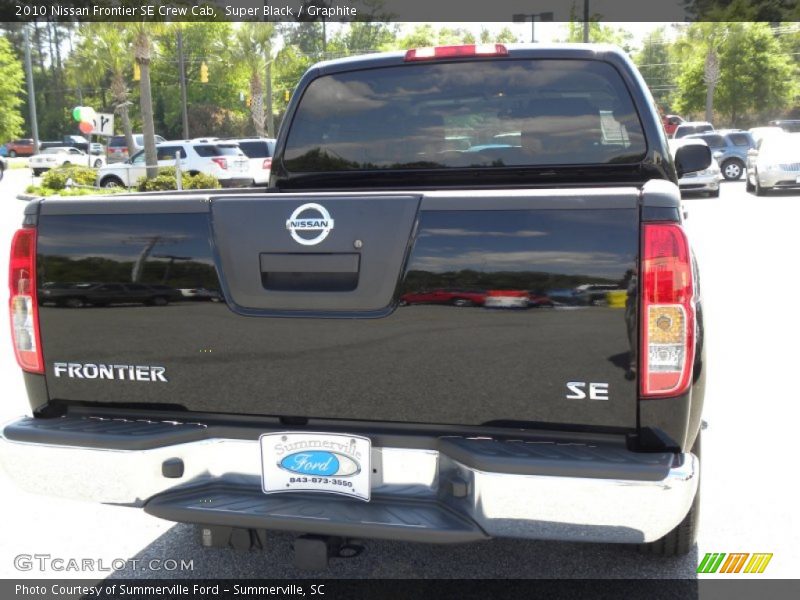 Super Black / Graphite 2010 Nissan Frontier SE Crew Cab