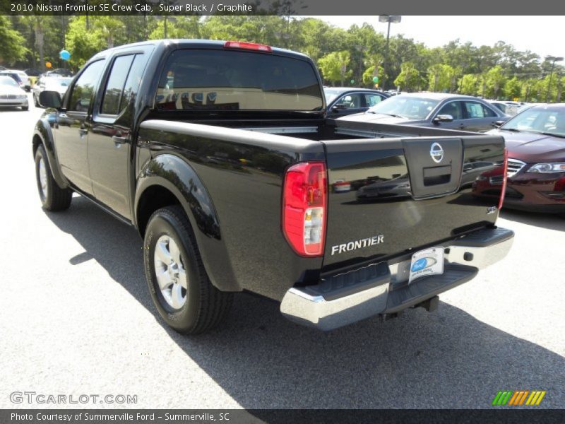 Super Black / Graphite 2010 Nissan Frontier SE Crew Cab