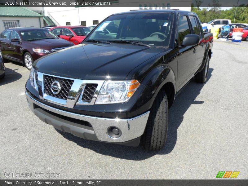 Super Black / Graphite 2010 Nissan Frontier SE Crew Cab