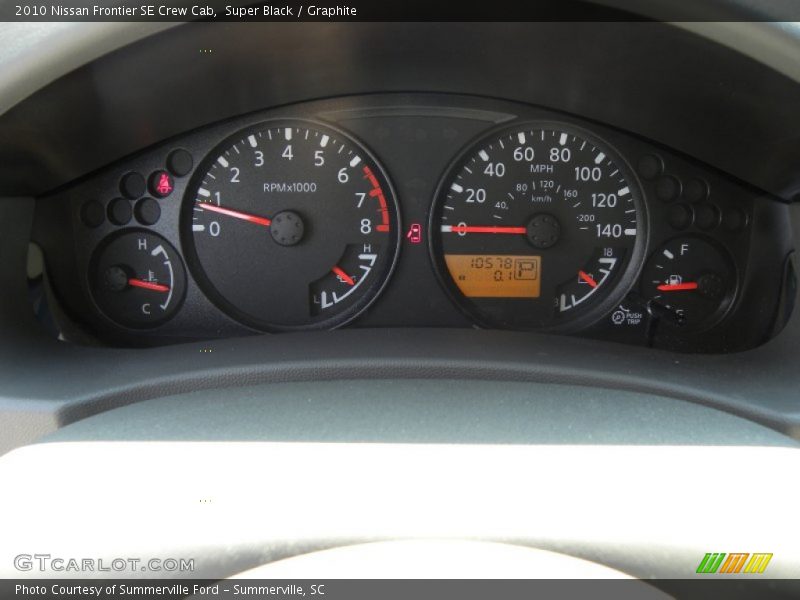Super Black / Graphite 2010 Nissan Frontier SE Crew Cab