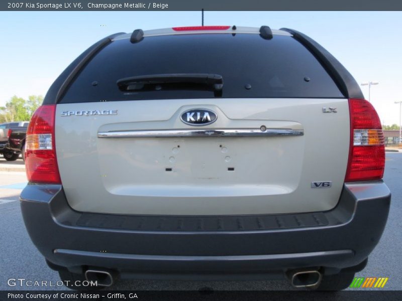 Champagne Metallic / Beige 2007 Kia Sportage LX V6