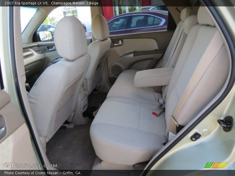 Champagne Metallic / Beige 2007 Kia Sportage LX V6