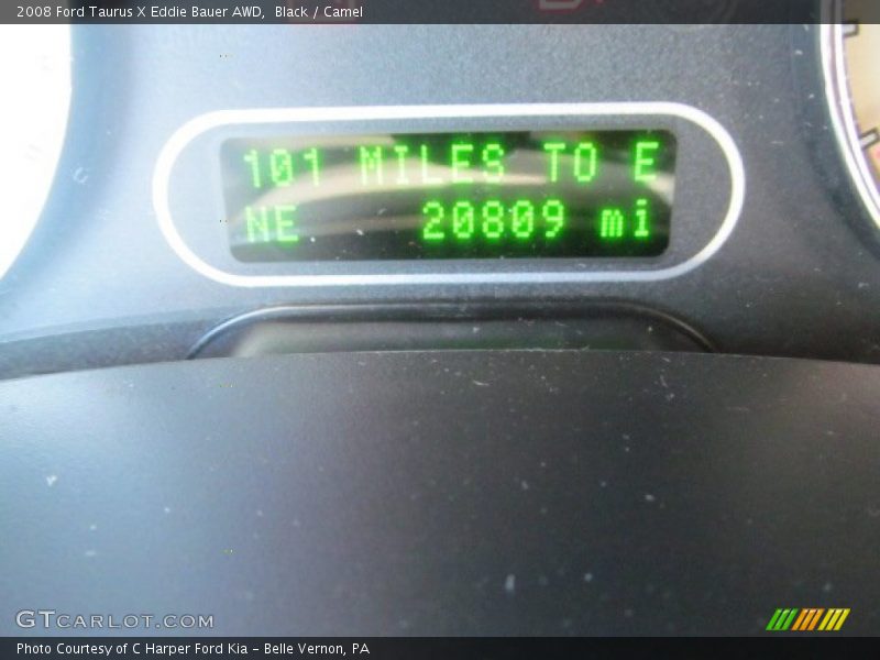 Black / Camel 2008 Ford Taurus X Eddie Bauer AWD