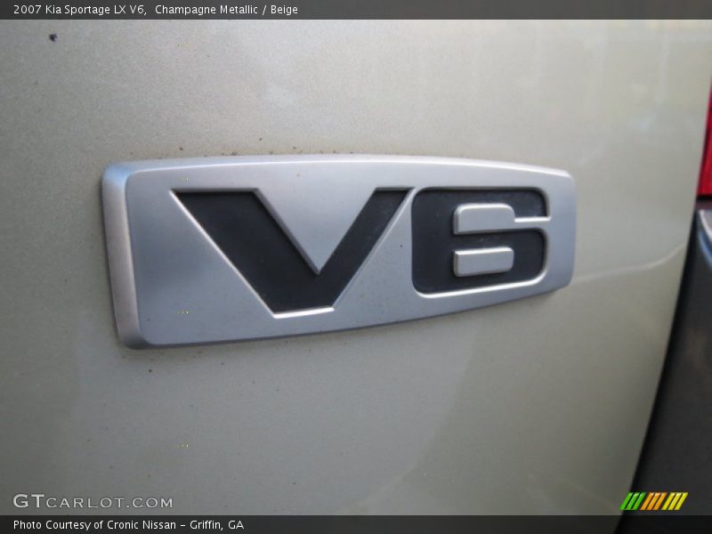 Champagne Metallic / Beige 2007 Kia Sportage LX V6