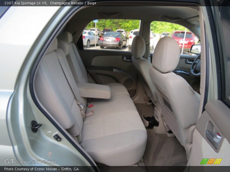 Champagne Metallic / Beige 2007 Kia Sportage LX V6