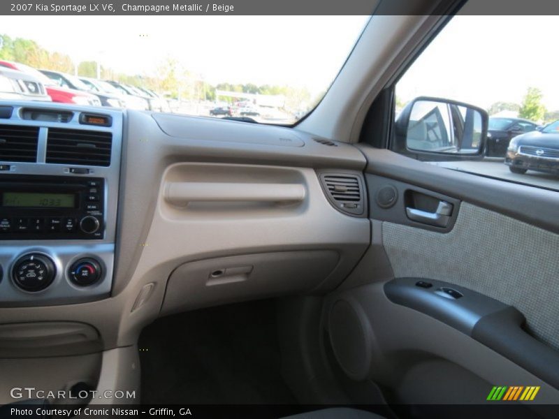 Champagne Metallic / Beige 2007 Kia Sportage LX V6