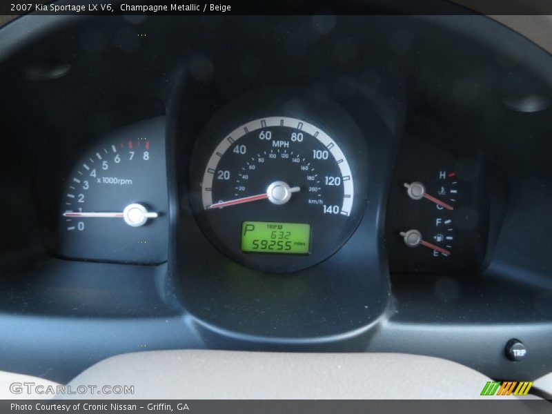 Champagne Metallic / Beige 2007 Kia Sportage LX V6