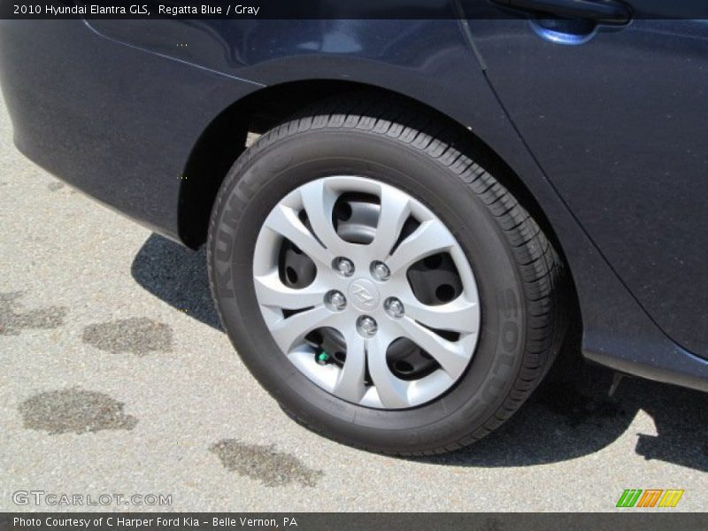 Regatta Blue / Gray 2010 Hyundai Elantra GLS