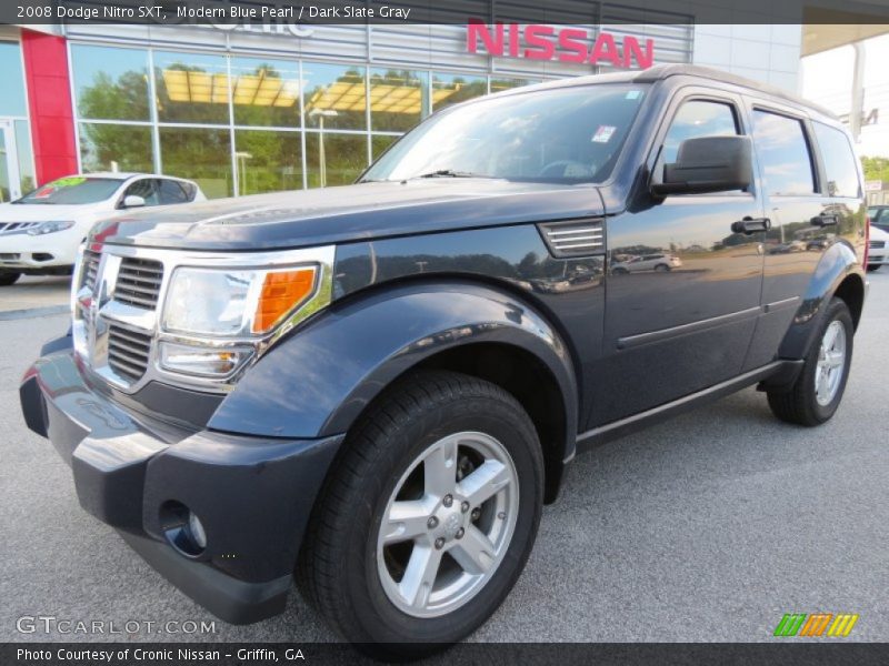 Modern Blue Pearl / Dark Slate Gray 2008 Dodge Nitro SXT