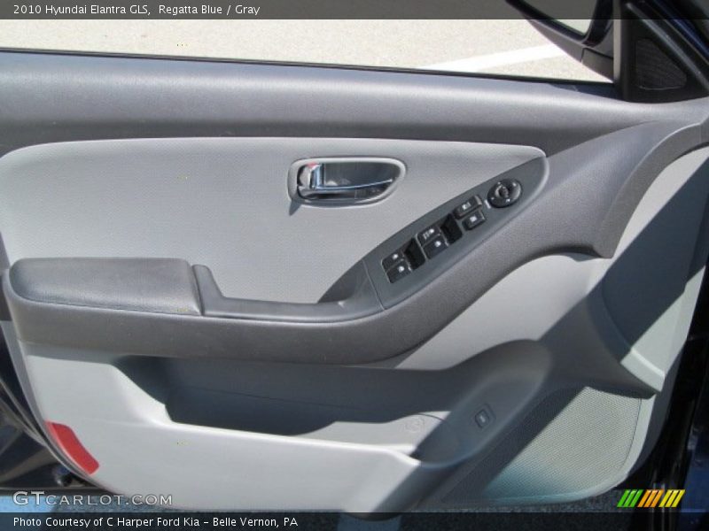 Regatta Blue / Gray 2010 Hyundai Elantra GLS