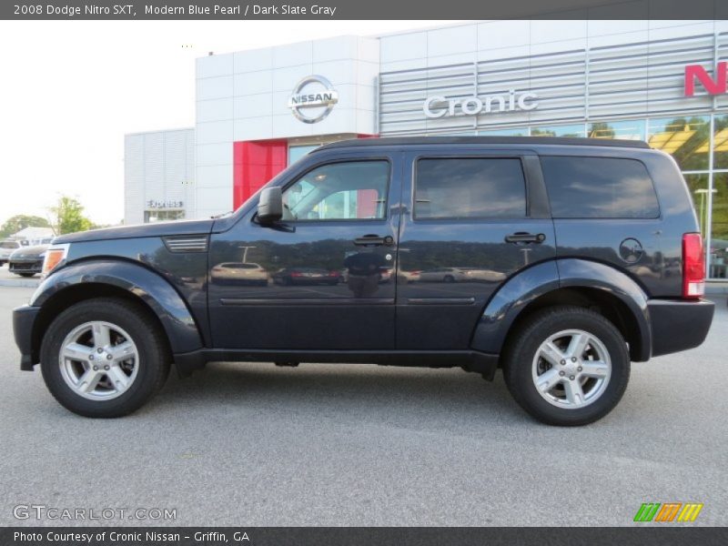Modern Blue Pearl / Dark Slate Gray 2008 Dodge Nitro SXT