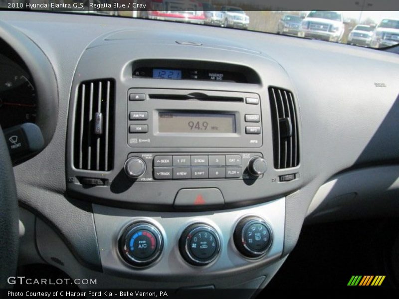 Regatta Blue / Gray 2010 Hyundai Elantra GLS