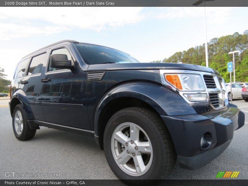 Modern Blue Pearl / Dark Slate Gray 2008 Dodge Nitro SXT