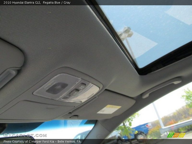 Regatta Blue / Gray 2010 Hyundai Elantra GLS
