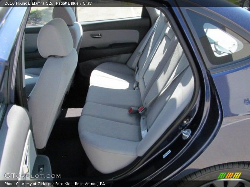 Regatta Blue / Gray 2010 Hyundai Elantra GLS